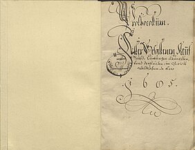 Bild zeigt: Briefprotokoll des Ober- und Richteramts im Stift Waldsassen (Sig. StAAm, Briefprotokolle Waldsassen 161, 1685-1687).