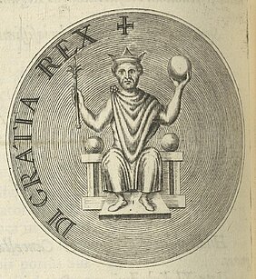 Siegelabbildung aus: Carolus Meichelbeck, Historia Frisingensis,  Bd. 1, Augsburg/Graz 1724, S. 192. Bayerisches Hauptstaatsarchiv, Amtsbibliothek 2° 371/1