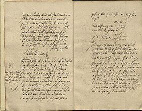 Bild zeigt: Briefprotokoll des Ober- und Richteramts im Stift Waldsassen, Seite 3 (Sig. StAAm, Briefprotokolle Waldsassen 161, 1685-1687).