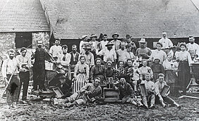 Ziegelarbeiter in Bayern um 1900, Heimatmuseum Vilsbiburg