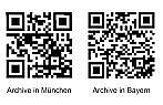 QR-Code zu den BLOGs Archive in Bayern/Archive in München [JPG-Datei].
