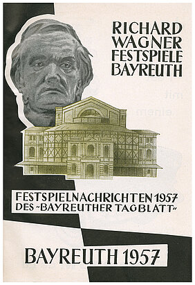 BU 2: Festspielnachrichten 1957, Titelblatt  (Bayerisches Hauptstaatsarchiv, Sammlung Bayreuther Festspiele 58)