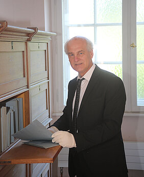 Foto von Herrn Dr. Klaus Rupprecht, dem neuen Leiter des Staatsarchivs Bamberg