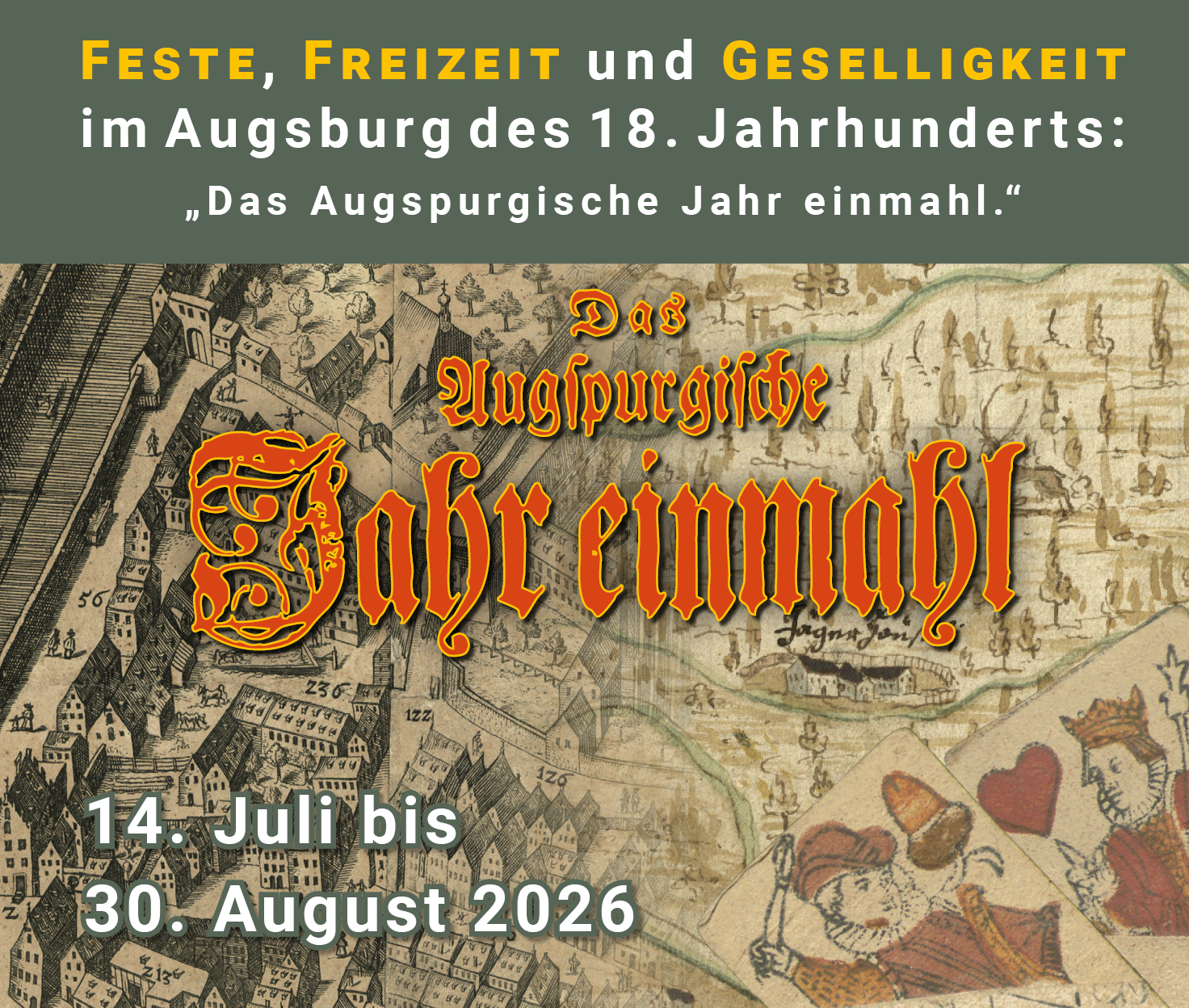 Feste, Freizeit und Geselligkeit im Augsburg des 18. Jahrhunderts: „Das Augspurgische Jahr einmahl“