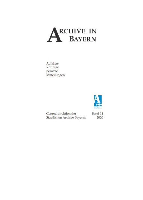 Archive In Bayern Band11 Archive In Bayern Band11